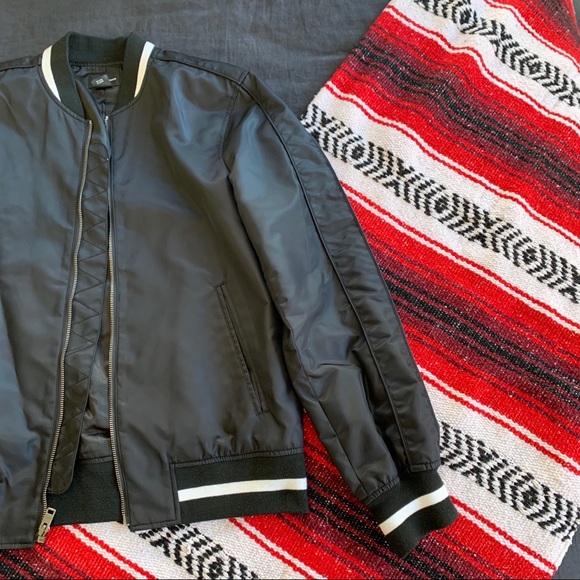 Club Monaco Varsity Bomber Jacket - Picture 3 of 5